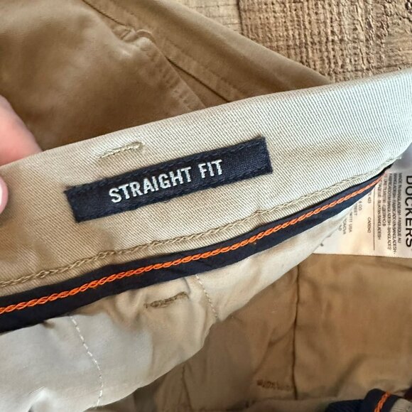 Dockers Men's Straight Fit Tan Cargo Khaki Pants -34x36" - Picture 6 of 10